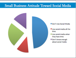 Almost half of businesses don't use social media - only 12% use all the time.